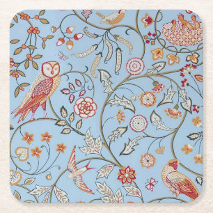Dessous De Verre Carré Oiseaux et fleurs, William Morris
