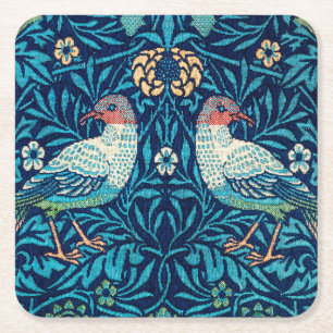 Dessous De Verre Carré Oiseaux, William Morris