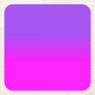 Dessous De Verre Carré Ombre couleur teinte couleur néon violet et rose c