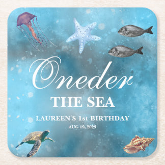 Dessous De Verre Carré Oneder The Sea 1er Anniversaire