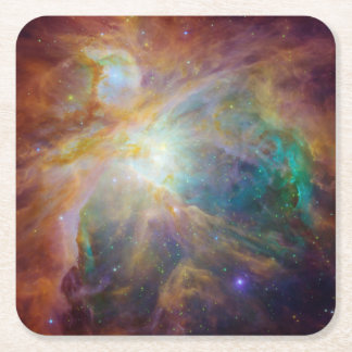 Dessous De Verre Carré Orion Nebula Stars Composite