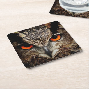 Dessous De Verre Carré OWL regard