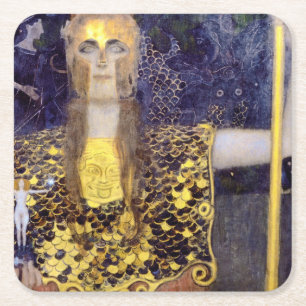Dessous De Verre Carré Pallas Athena, Gustav Klimt