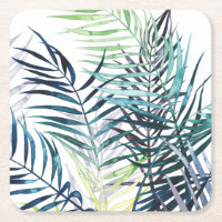 Palmiers Twilight - Feuilles tropicaux