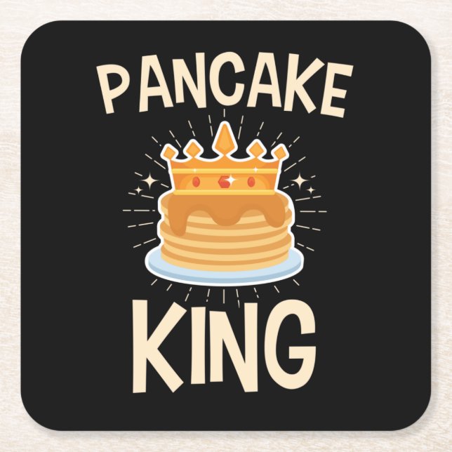 Dessous De Verre Carré Pancake King (Devant)