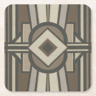 Dessous De Verre Carré Panneau neutre II de Deco