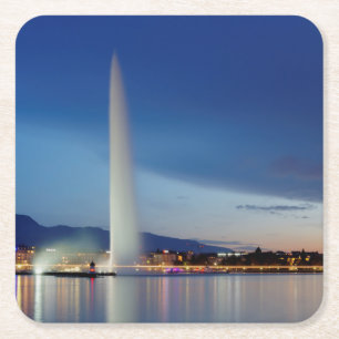 Dessous De Verre Carré Panorama à Genève, Suisse