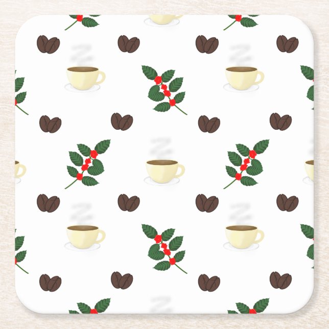 Dessous De Verre Carré Paper Coaster (Devant)
