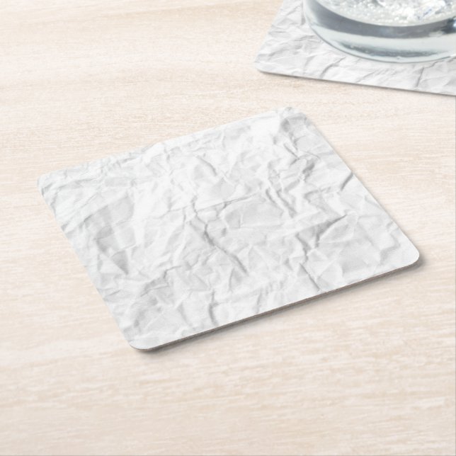 Dessous De Verre Carré Papier Crevé (Incliné)