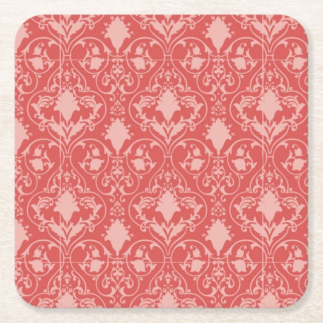 Dessous De Verre Carré Papier peint antique 2 de rouleau (Devant)