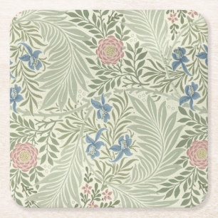 Dessous De Verre Carré Papier peint floral de William Morris Larkspur