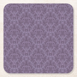 Dessous De Verre Carré Papier peint pourpre de luxe