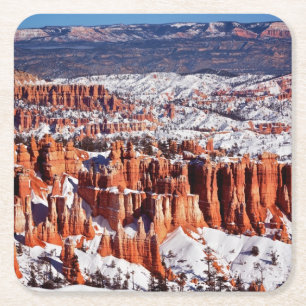 Dessous De Verre Carré Parc national de canyon de Bryce