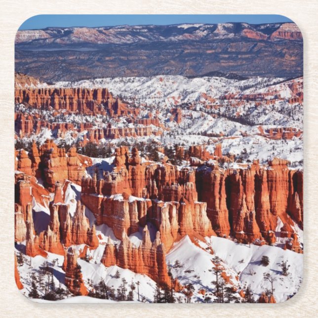 Dessous De Verre Carré Parc national de canyon de Bryce (Devant)