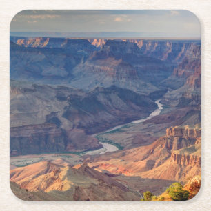 Dessous De Verre Carré Parc national de canyon grand, Ariz