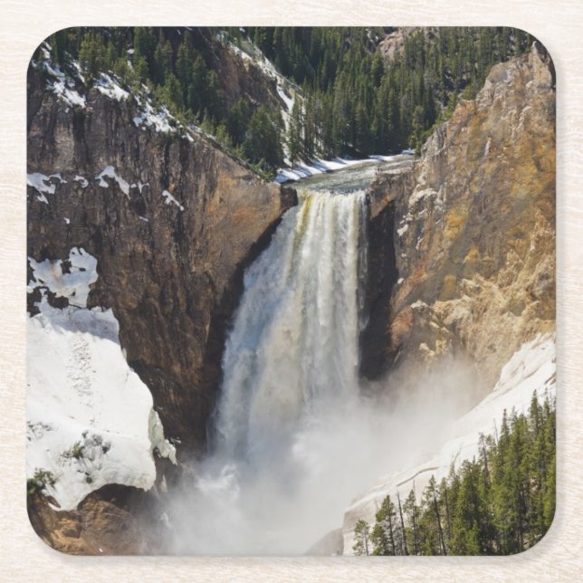 Dessous De Verre Carré Parc national de Yellowstone (Devant)