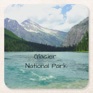 Dessous De Verre Carré Parc national des Glaciers Montana