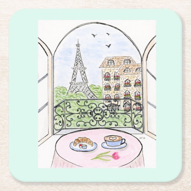 Dessous De Verre Carré Paris est une bonne idée (Devant)