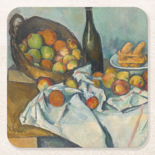 Dessous De Verre Carré Paul Cezanne - Le panier des pommes