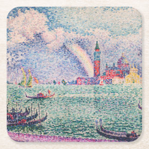 Dessous De Verre Carré Paul Signac - Arc-en-ciel, Venise