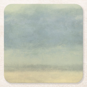 Dessous De Verre Carré Paysage abstrait avec le ciel obscurci