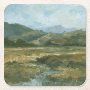 Dessous De Verre Carré Paysage III d'Impasto