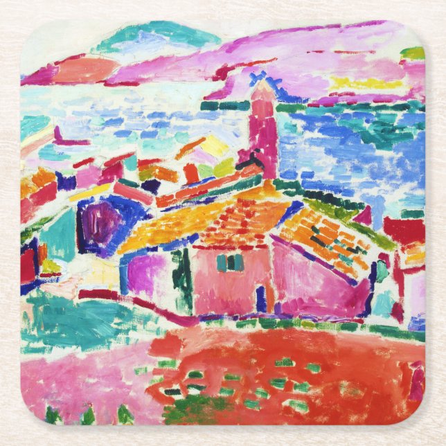 Dessous De Verre Carré Paysage, Matisse (Devant)