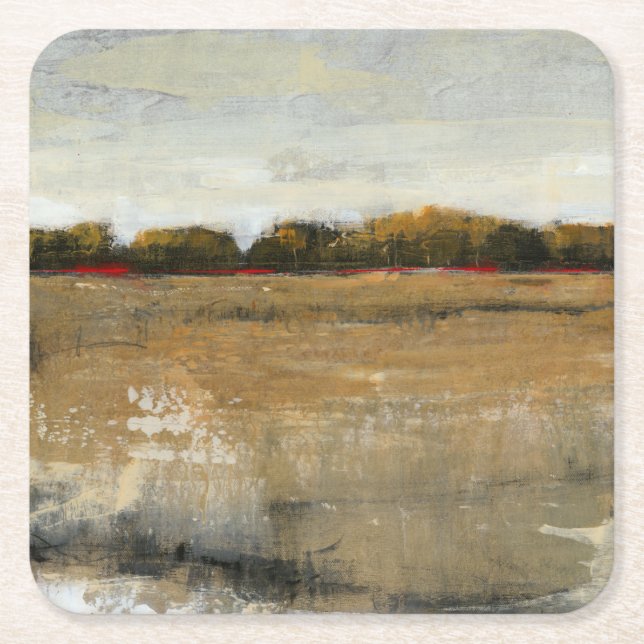 Dessous De Verre Carré Paysage verdoyant (Devant)