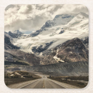 Dessous De Verre Carré Paysages d'Alberta, Canada