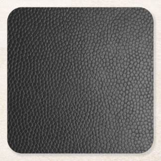 Dessous De Verre Carré Peau de serpent noir
