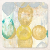 Peinture Abstraite moderne sur papier journal