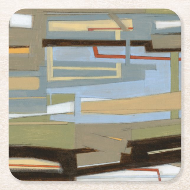 Dessous De Verre Carré Peinture de la liberté d'expression moderne par No (Devant)