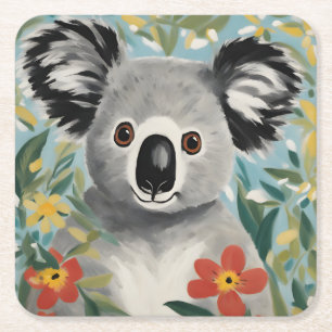 Dessous De Verre Carré Peinture Koala