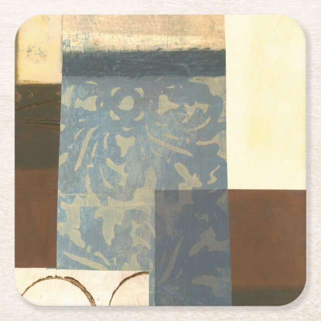 Dessous De Verre Carré Peinture moderne de panneau (Devant)