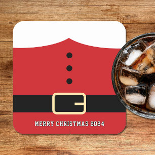 Dessous De Verre Carré Père Noël
