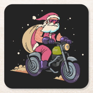 Dessous De Verre Carré Père Noël vilain