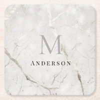perle masculin double monogramme