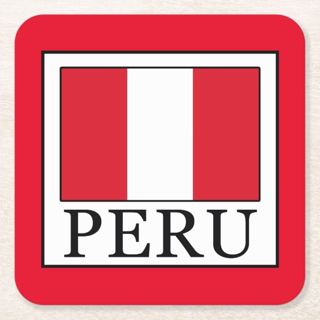 Dessous De Verre Carré Pérou (Devant)