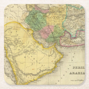 Dessous De Verre Carré Perse Arabie