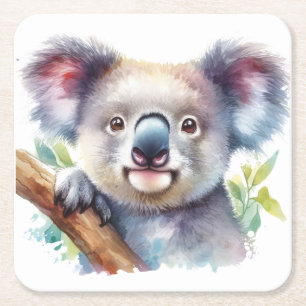 Dessous De Verre Carré Petite Ours Koala Animal australien