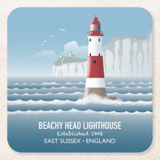 Dessous De Verre Carré Phare de Beachy Head
