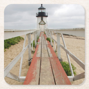 Dessous De Verre Carré Phare de Brant Point