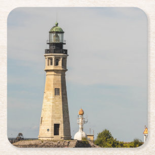 Dessous De Verre Carré Phare de Buffalo