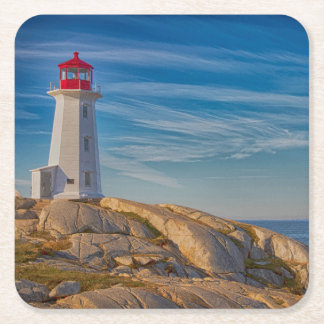 Dessous De Verre Carré Phare de Peggy's Cove