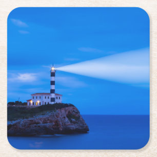 Dessous De Verre Carré Phare de Portocolom