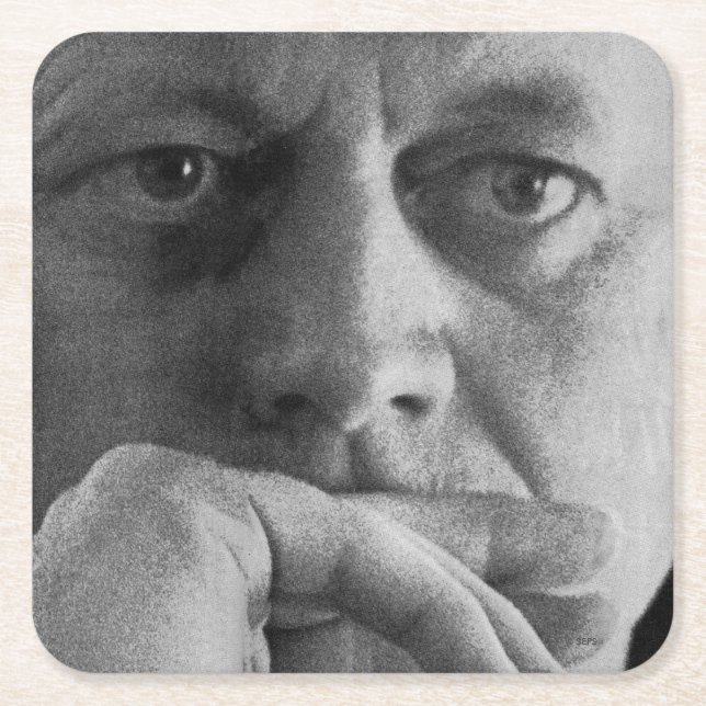 Dessous De Verre Carré Photo de John F. Kennedy (Devant)