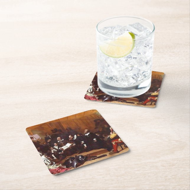 Dessous De Verre Carré Photo Thanksgiving (En situation)