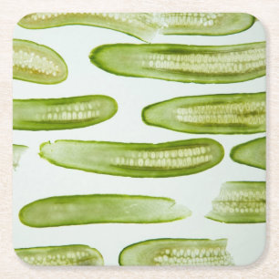 Dessous De Verre Carré Picks Green