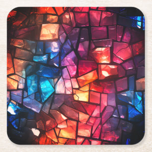 Dessous De Verre Carré Pièces cassées