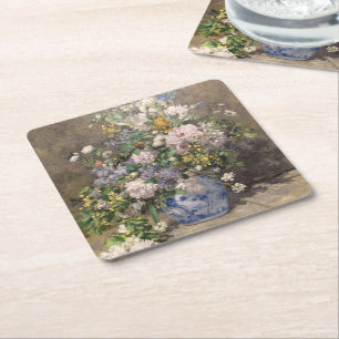 Dessous De Verre Carré Pierre-Auguste Renoir Bouquet printanier